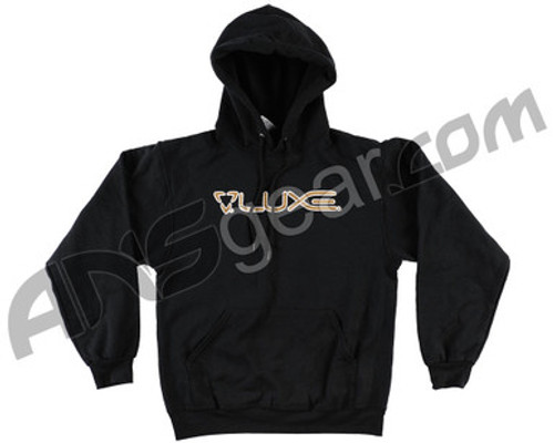 DLX Luxe Hooded Pullover Sweatshirt - Black/Tan