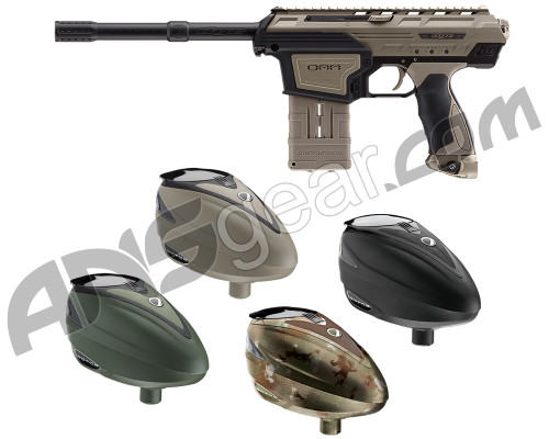 Dye Assault Matrix CQB DAM Paintball Gun w/ Dye Rotor Loader - Dark Earth
