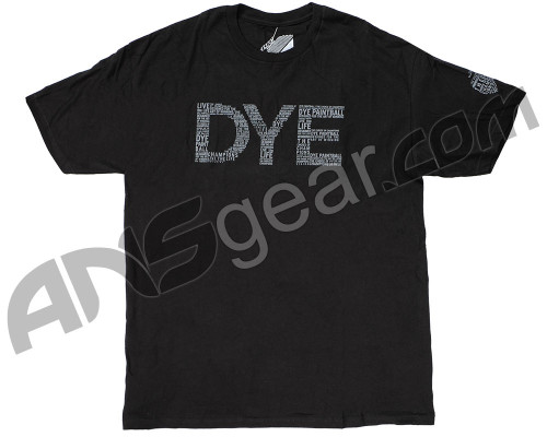2011 Dye Typed T-Shirt - Black
