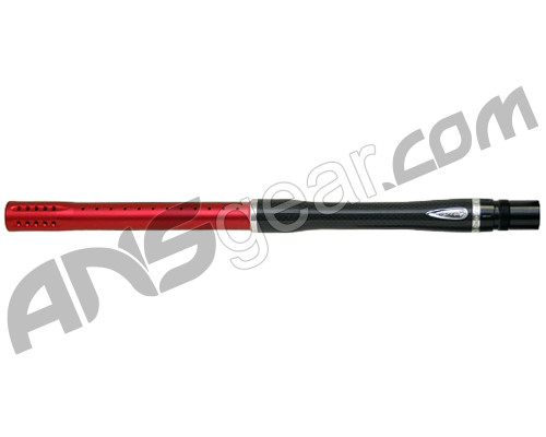Dye Carbon Fiber 2 Piece Boomstick Barrel - Autococker Thread - 17" Length - .680 Bore - Dust Red