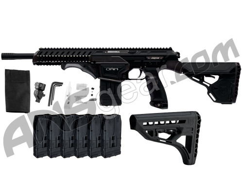 Dye Assault Matrix DAM Paintball Gun Package Kit - Black