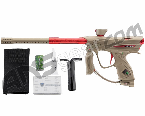 Dye DM13 Paintball Gun - Tan/Red