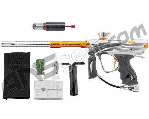 Dye DM13 Paintball Gun w/ CF Billy Wing Bolt - Clear/Orange