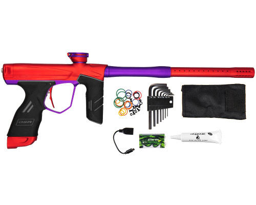 Dye DSR Paintball Gun - Red/Electric Purple