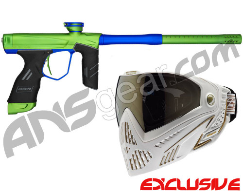 Dye DSR Gun w/ Free White/Gold Dye I5 Mask - Green/Cobalt