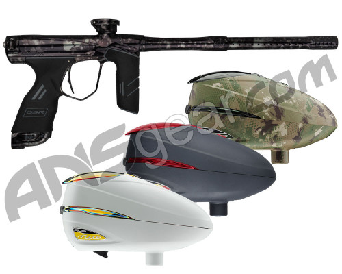 Dye DSR Paintball Gun With FREE Dye R2 Rotor Loader - Acid Wash Grey