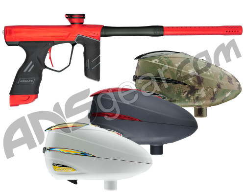 Dye DSR Paintball Gun With FREE Dye R2 Rotor Loader - Red/Black