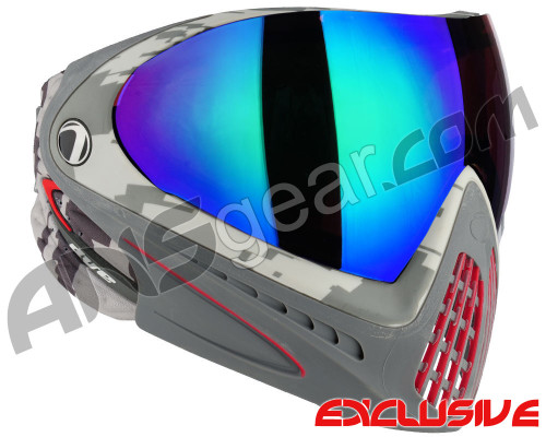 Dye Invision I4 Pro Mask - Airstrike Red w/ Dyetanium Chameleon Lens