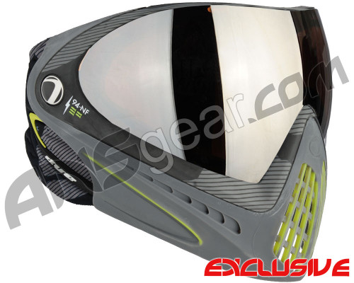 Dye Invision I4 Pro Mask - Bomber Lime w/ Dyetanium Orange Silver Lens
