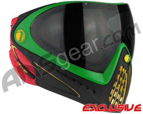 Dye Invision I4 Pro Mask - Rasta w/ Smoke Lens