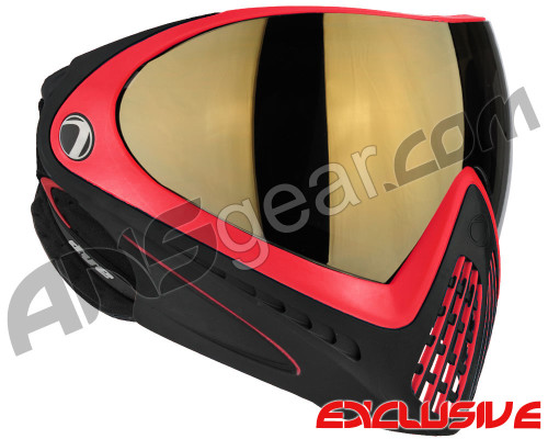 Dye Invision I4 Pro Mask - Red w/ Smoke Gold Lens