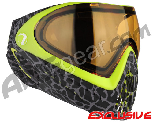 Dye Invision I4 Pro Mask - Skinned Lime w/ High Definition Lens