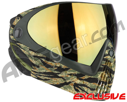 Dye Invision I4 Pro Mask - Tiger Stripe w/ Dyetanium Faded Bronze Sunrise Lens