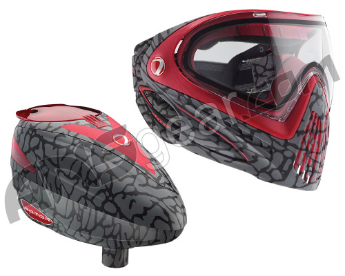 Dye I4 Mask & Rotor Loader Combo - Skinned Red