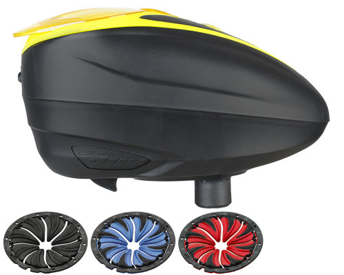 Dye LTR Paintball Loader w/ Quick Feed - Black/Yellow