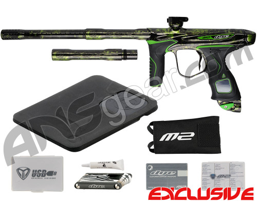 Dye M2 MOSair Paintball Gun - Polished Acid Wash Lime