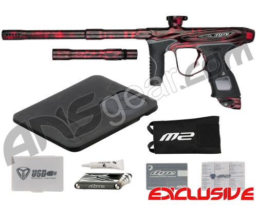 Dye M2 MOSair Paintball Gun - Polished Acid Wash Red