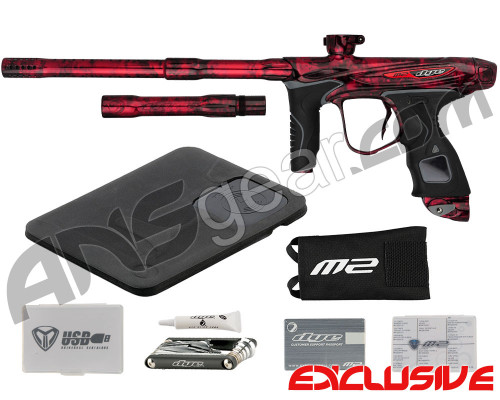 Dye M2 MOSair Paintball Gun - Polished Acid Wash Red #1