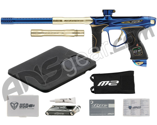 Dye M2 MOSair Paintball Gun - Blue/Gold