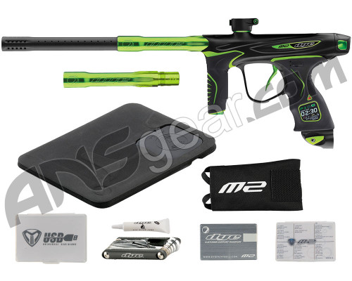 Dye M2 MOSair Paintball Gun - Dust Black/Lime