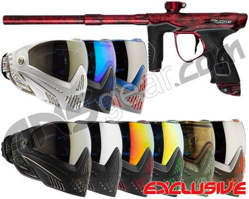 Dye M3s Gun w/ FREE Dye I5 Mask - Polished Acid Wash Red