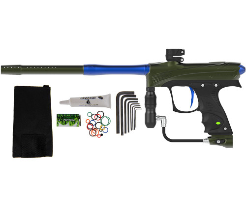 Dye Rize CZR Paintball Gun - Olive/Blue
