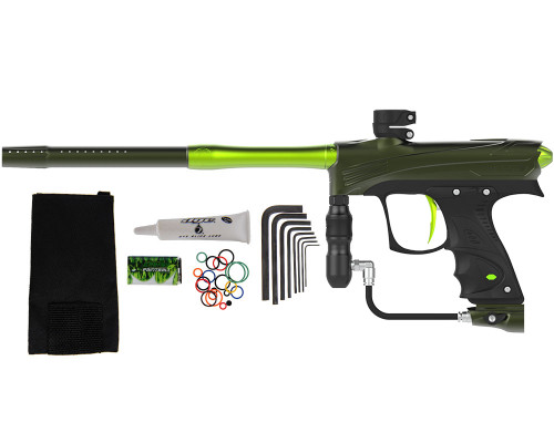 Dye Rize CZR Paintball Gun - Olive/Lime