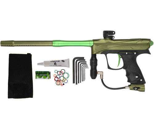 Dye Rize CZR Paintball Gun - Olive/Lime