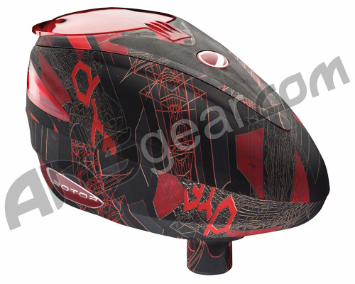 2013 Dye Rotor Paintball Loader - Cubix Red