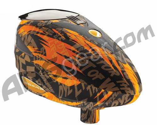 2012 Dye Rotor Paintball Loader - Orange Tiger
