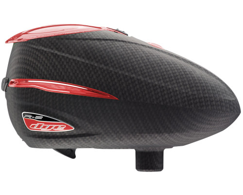 Dye Rotor R2 Paintball Loader - Carbon/Red Dye Rotor R2 Paintball Loader - Carbon/Red