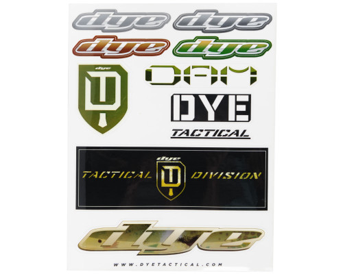 Dye 2014 Tactical Sticker Sheet