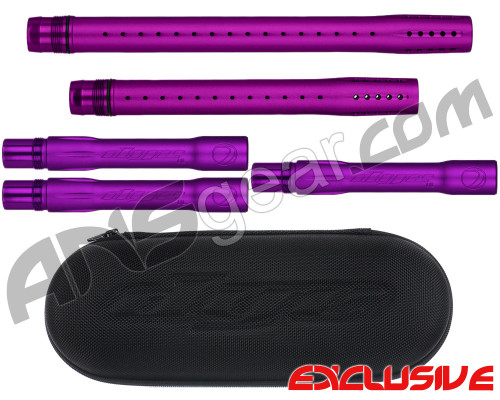 Dye Ultralite Paintball 5pc. Barrel Kit w/ Boom Box - Autococker Threaded - Electric Purple
