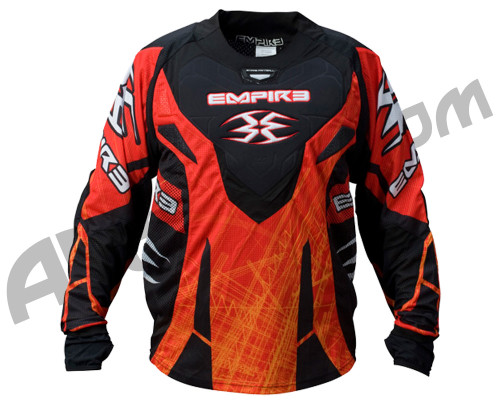 Empire 2011 Contact LTD ZE Paintball Jersey - Red Scratch