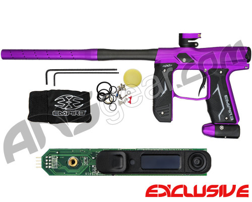 Empire Axe 2.0 Paintball Gun w/ FREE Redline OLED Upgrade Board - Electric Purple/Electric Purple