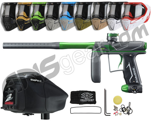 Empire Axe Pro, EVS & Z2 Package Kit - Dust Grey/Polished Green
