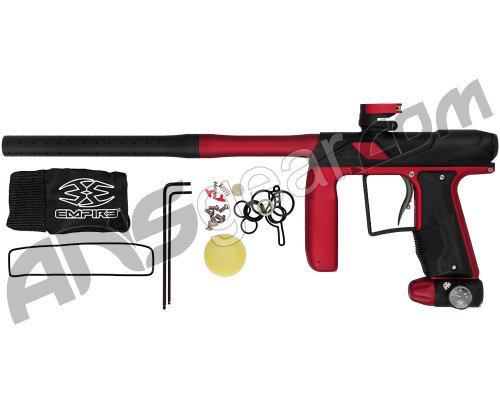 Empire Axe Pro Paintball Gun - Dust Black/Dust Red