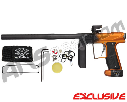 Empire Axe Pro Paintball Gun - Dust Black/Orange Fade