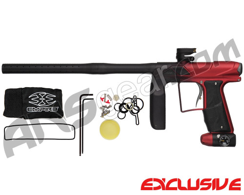 Empire Axe Pro Paintball Gun - Dust Black/Red Fade