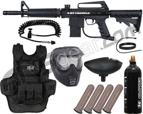 Empire Battle Tested Omega Heavy Gunner Paintball Gun Package Kit