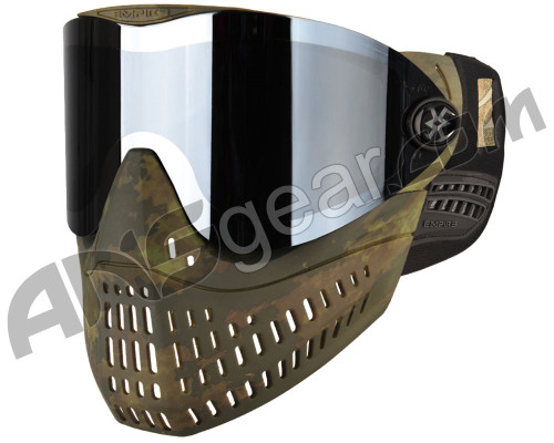 Empire E-Flex Paintball Mask - Terrapat w/ Mirror Chrome Lens