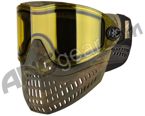 Empire E-Flex Paintball Mask - Terrapat w/ Yellow Lens
