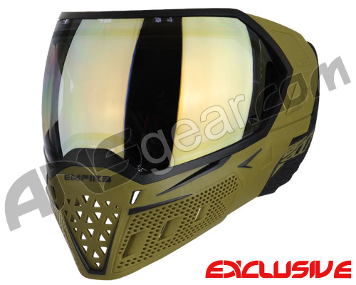 Empire EVS Paintball Mask - Olive/Black w/ HD Gold Lens