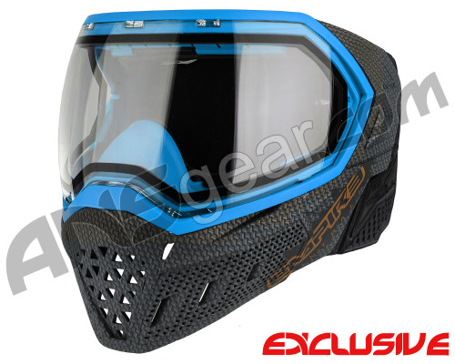 Empire EVS Paintball Mask - SE Weave Blue w/ Clear Lens