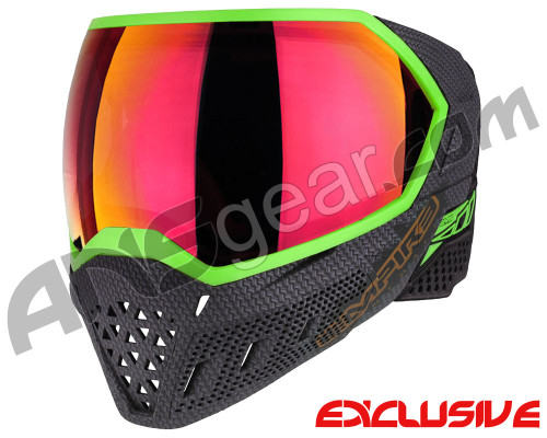 Empire EVS Paintball Mask - SE Weave Lime w/ Sunset Lens