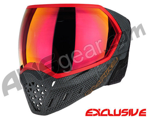 Empire EVS Paintball Mask - SE Weave Red w/ Sunset Lens