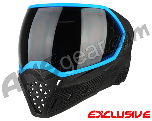 Empire EVS Paintball Mask - Stealth/Blue w/ Ninja Lens
