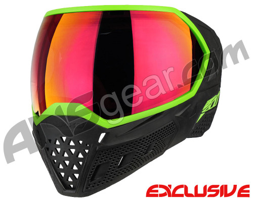 Empire EVS Paintball Mask - Stealth/Lime w/ Sunset Lens