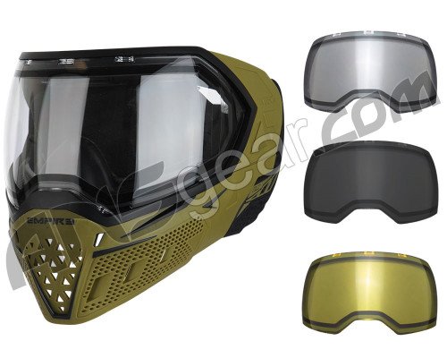 Empire EVS Mask w/ Additional FREE Lens - Olive/Black