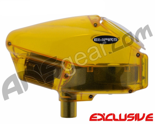 Empire Halo Too SE Paintball Hopper - Diamond Yellow